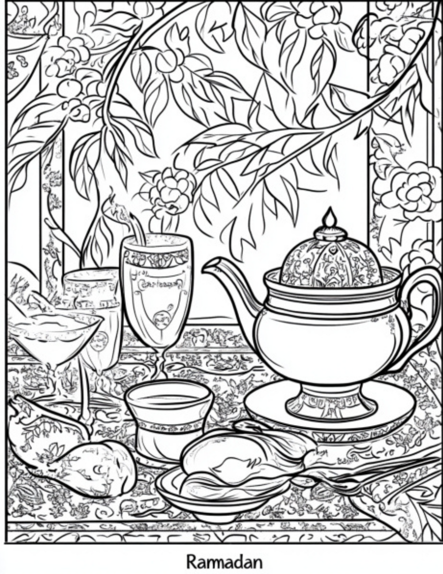 Ramadan Coloring Sheets