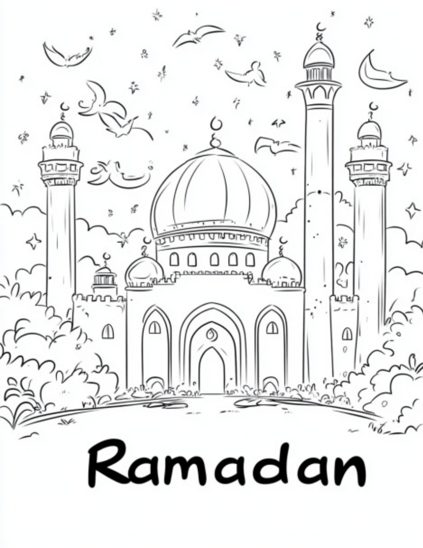 Ramadan Coloring Sheets