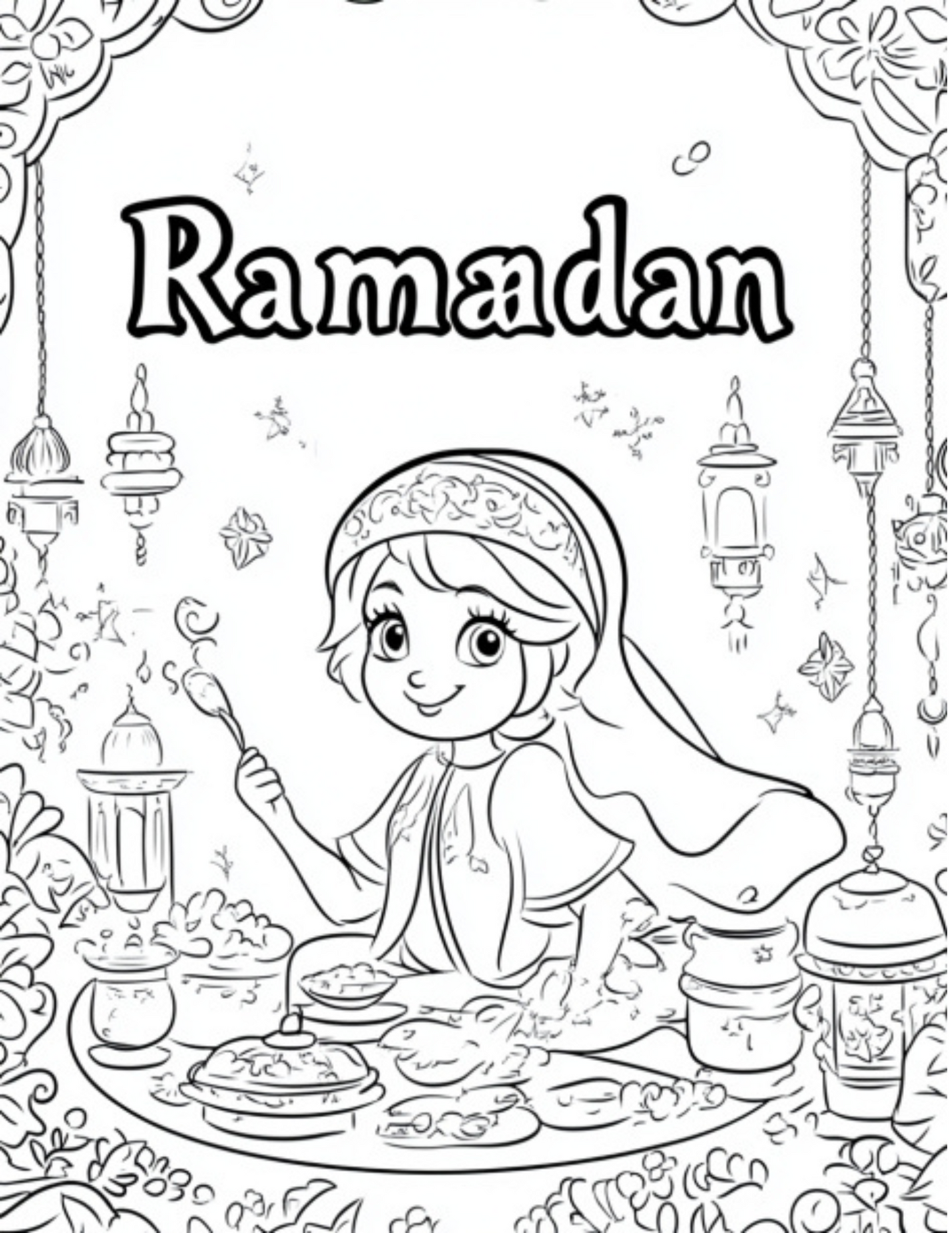 Ramadan Coloring Sheets