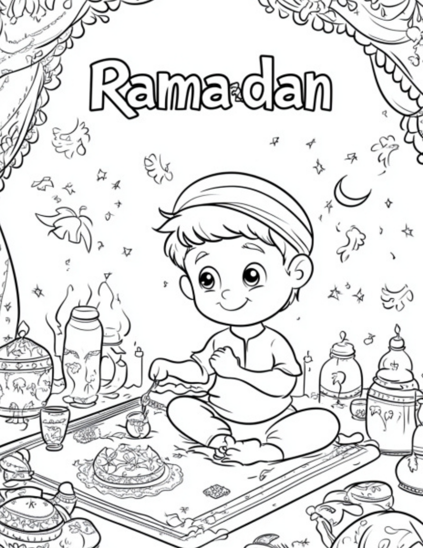 Ramadan Coloring Sheets